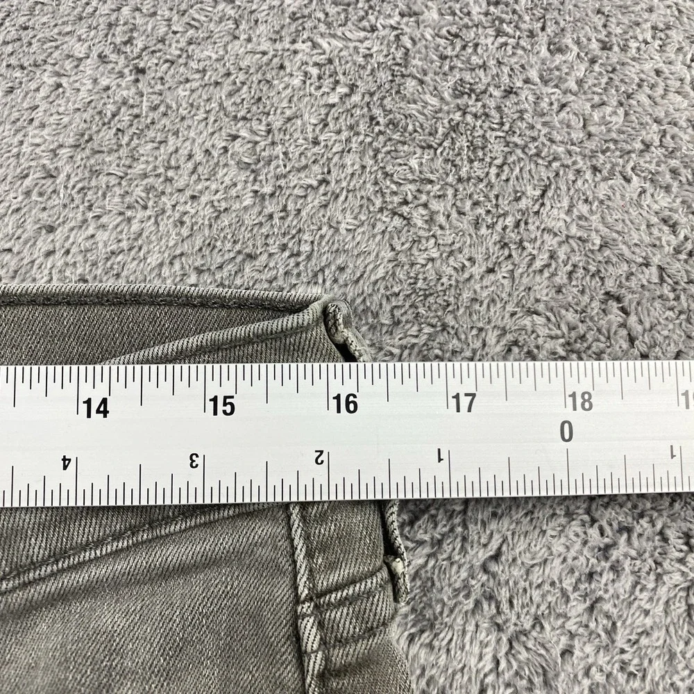 Levis 502 Taper Fit Jeans‎ Mens 32x29 Gray Mid Rise